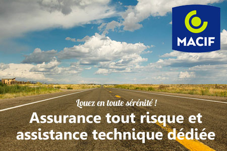 En toute sérénité ! Assurance tout risque et assistance technique dédiée